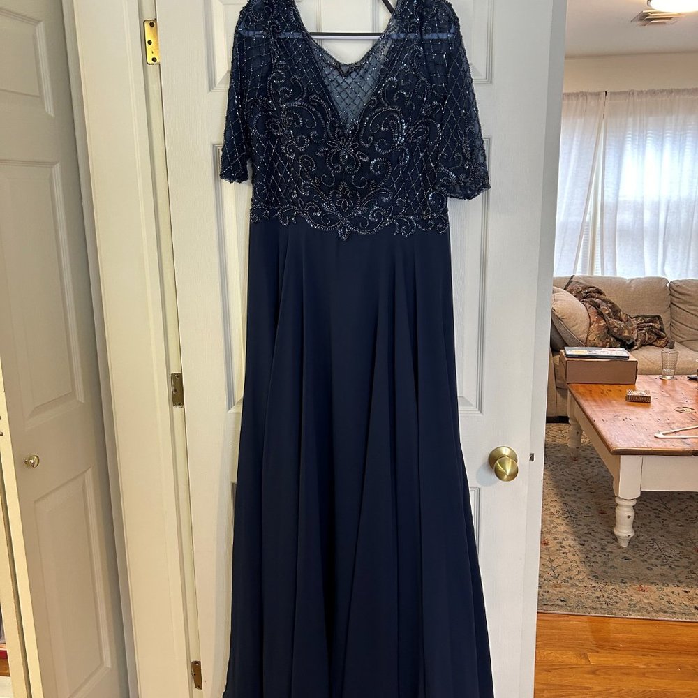 NWT | Christina Wu - Navy Blue | Size 16 - Picture 4 of 4